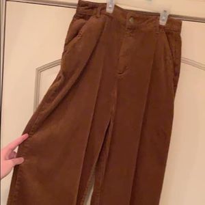 corduroy flare pants